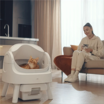 Petelier Autoscooper 11 Self-cleaning Smart Cat Litter Box - Automatic Cat Litter Box