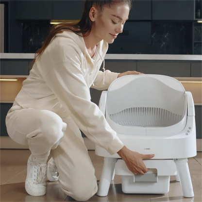 Petelier Autoscooper 11 Self-cleaning Smart Cat Litter Box - Automatic Cat Litter Box