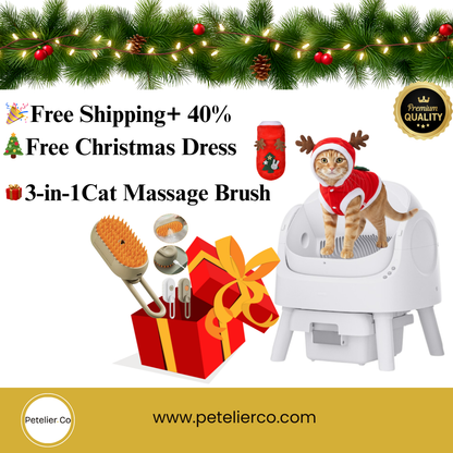 Petelier Autoscooper 11 Self-cleaning Smart Cat Litter Box - Automatic Cat Litter Box